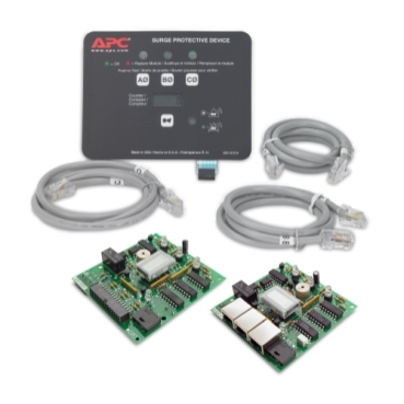 Accesorios para supresión de sobretensión por cableado APC Brand Accesorios y repuestos para sus dispositivos de protección contra sobretensiones para montaje en panel (TVSS) de APC.