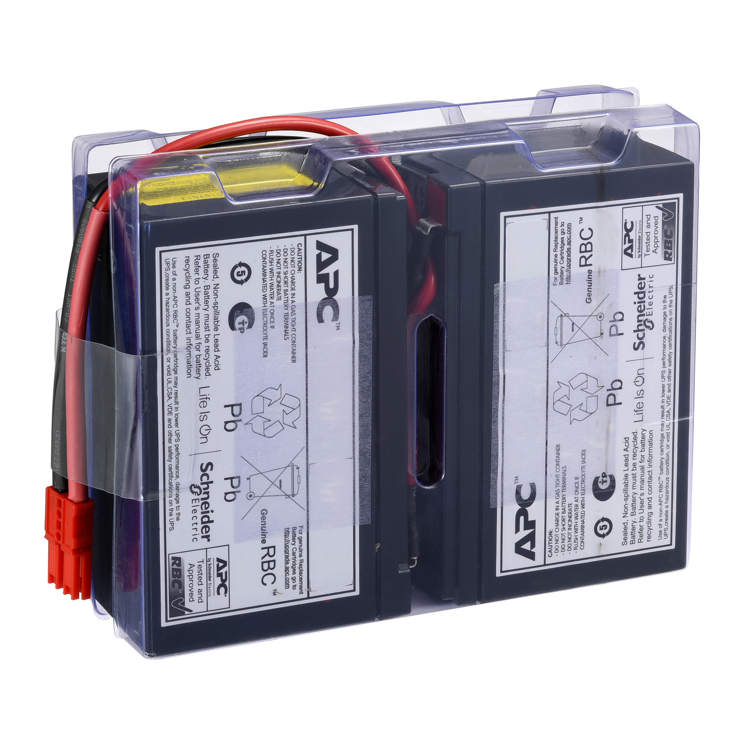 APC Replacement Battery Cartridge, VRLA, 9Ah, 24V DC, 2-year warranty -  APCRBCV200