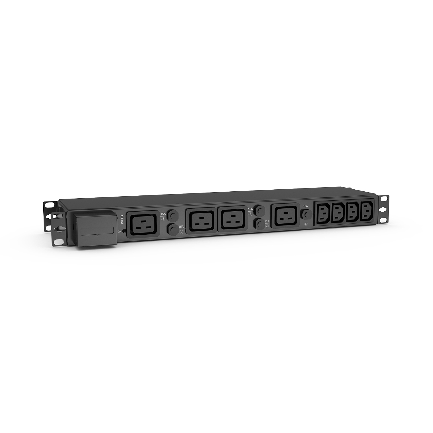 AP7520 - Rack PDU, Basic, 1U, 9.2KW, 230V, (4)C19 & (4)C13 | Schneider ...