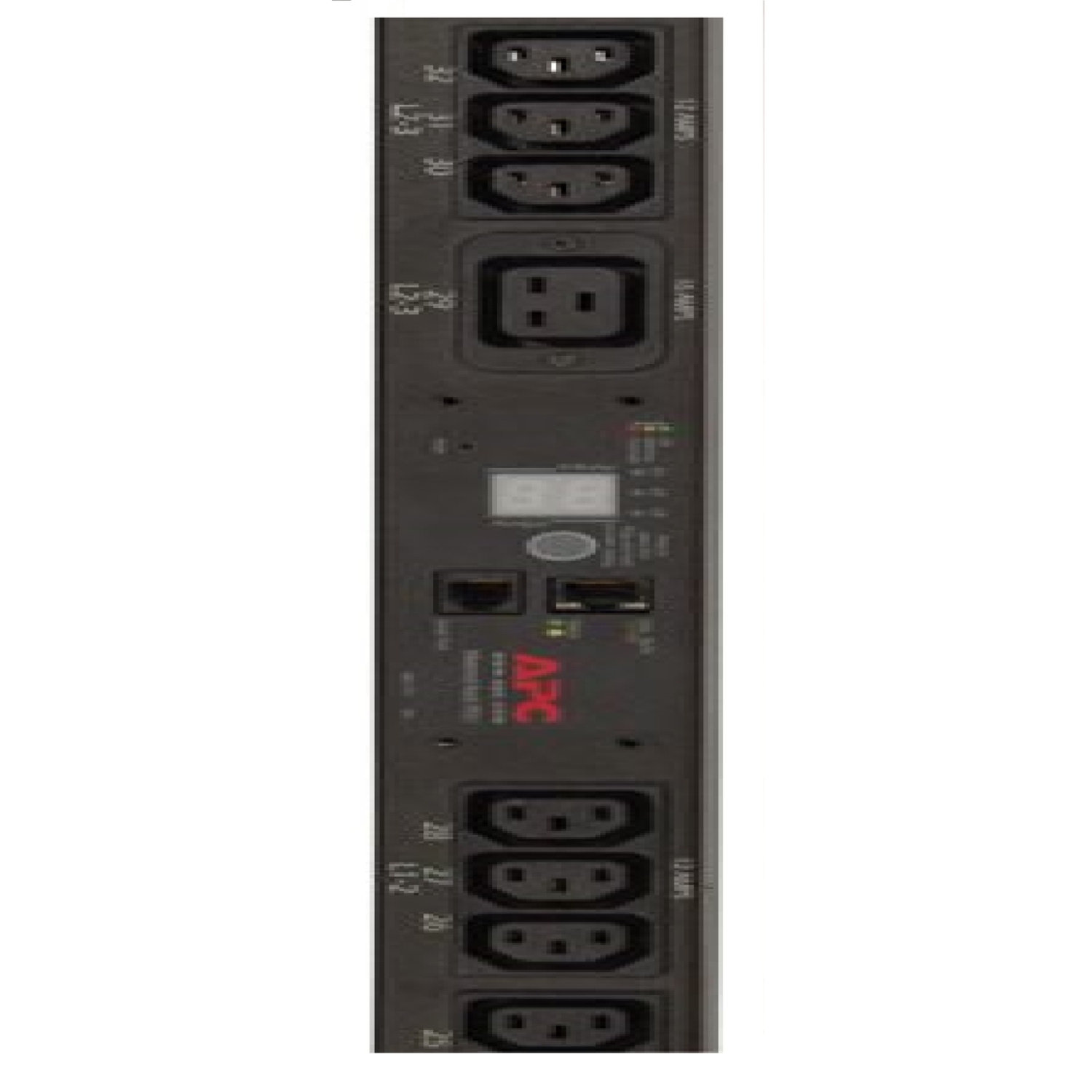 Rack PDU, Metered, Zero U, 5.7kW, 208V, (36)C13 & (6)C19 - AP7864 