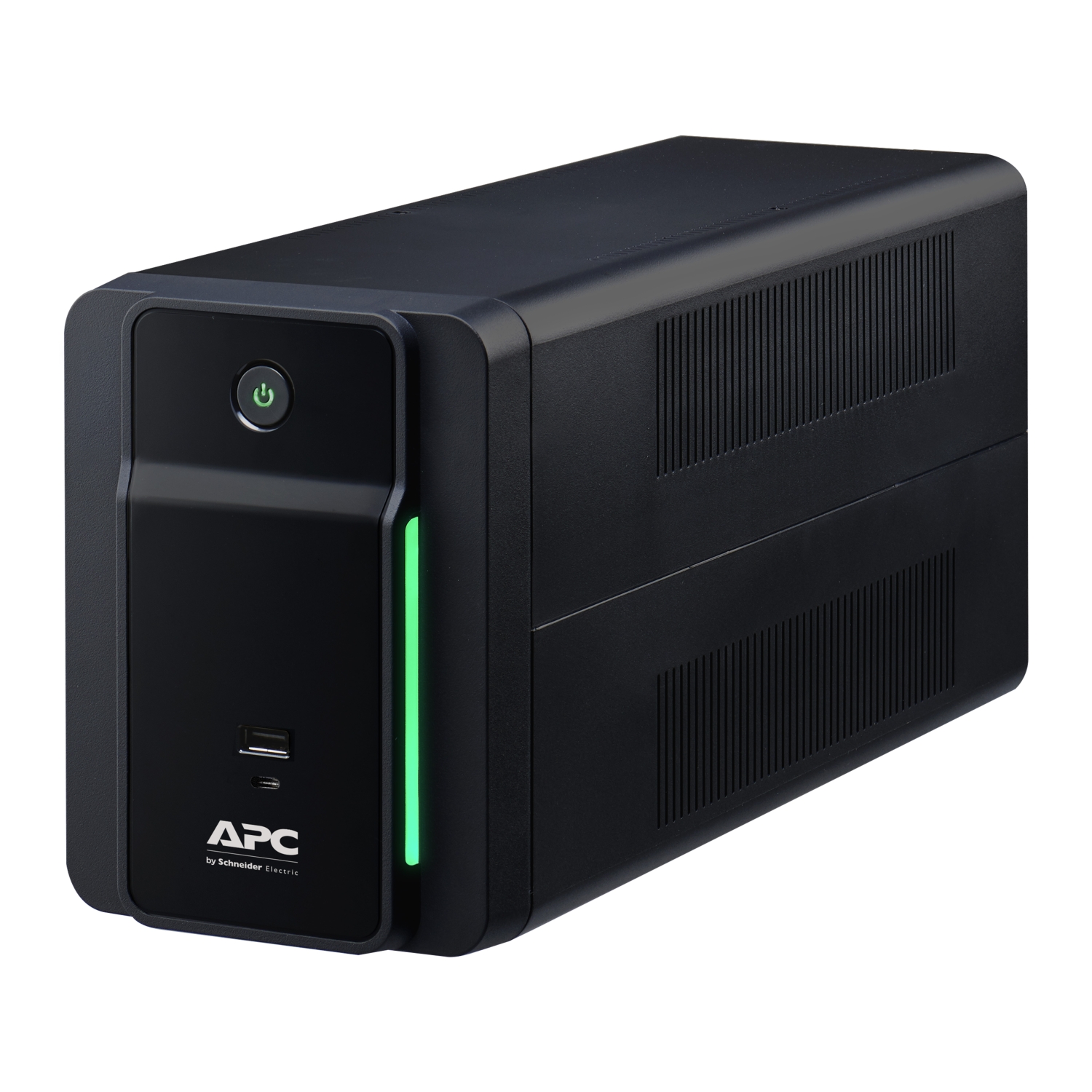 APC Back UPS, 750VA/410W, Tower, 120V, 4x NEMA 5-15R outlets, USB Type A + C Ports, User Replaceable Battery