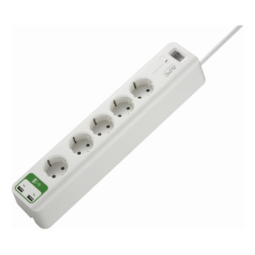  PM5U-GR PM5U-GR Prenaponska zaštita 5 izlaza, USB, 230V  