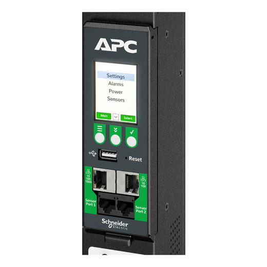 APC NetShelter Rack PDU Advanced, Switched Metered Outlet, 3Phase, 8.6kW, 208V 30A, 48 Outlets, L21-30P