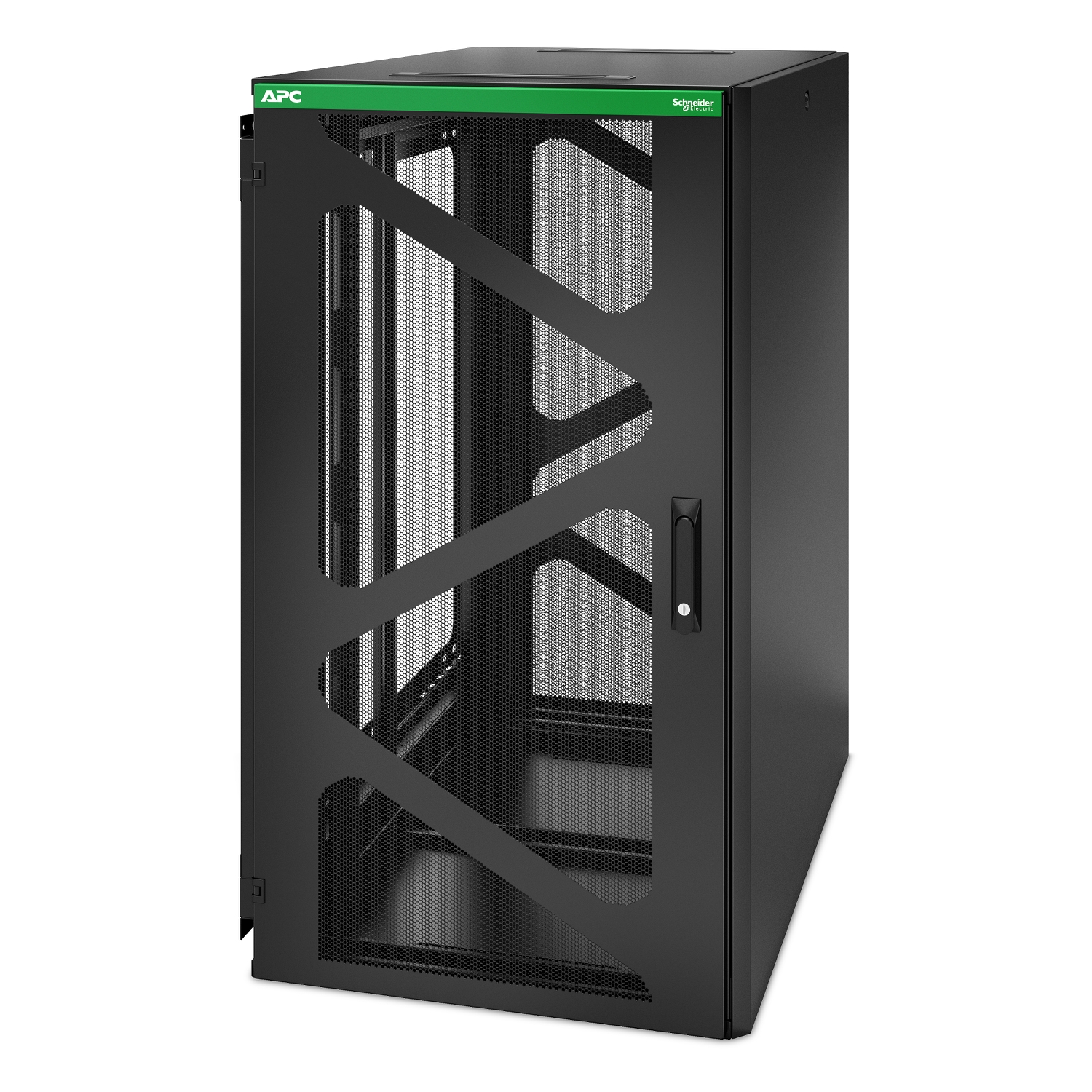 APC NetShelter 24U Wallmount Rack Enclosure Cabinet Side Mount UPS Depth