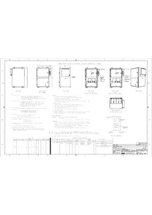 Outline Drawing | ASCO SERIES 300 Dual Purpose Quick Connect Power Panel | 600 Amps | Type 3R/3RX | Wall Mount | 1397483