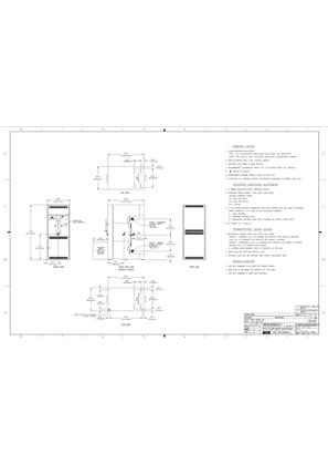 Outline Drawing | ASCO 7000 SERIES Bypass Isolation Transfer Switch (ACTB/ADTB/ATB) | 1000 - 2000 Amps | 617441-A (IEC Metric)