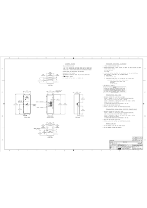 Outline Drawing | ASCO 4000 & 7000 SERIES Transfer Switch | 30-230 Amps | Type 3R/4/4X/12 | Frame D | 719687-002-A (IEC Metric)