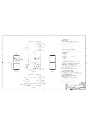  Outline Drawing | ASCO 7000 SERIES Bypass Isolation Transfer Switch (ACTB/ADTB/ATB) | 727400-A (IEC Metric)