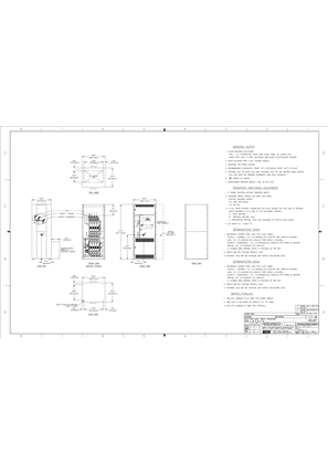 Outline Drawing | ASCO 7000 SERIES Bypass Isolation Transfer Switch (ACTB/ADTB/ATB) | 600 - 960 Amps | Type 1 | Frame H | Front Connected | 748664-A (IEC Metric)