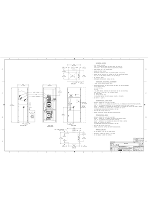 Outline Drawing | ASCO 7000 SERIES Bypass Isolation Transfer Switch (ACTB/ADTB/ATB) | 150 - 600 Amps | Type 1 | Frame J | 802093-A (IEC Metric)