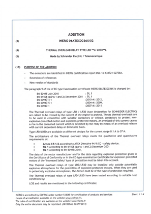 ATEX_Certificate_TeSys D_LRD01-35_LRD04L-32L