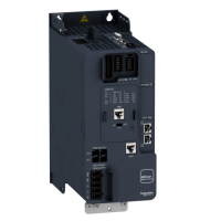  ATV340U55N4E ATV340U55N4E  frekventni regulator - 5.5kW- 400V - 3-fazno - ATV340 Ethernet Frekventni regulator, 5,5kW- 400V, 3-fazno, ATV340 Ethernet. tip proizvoda ili komponente: frekventni regulator - primena uređaja: mašina - posebna izvedba: standardna verzija - namena proizvoda: asinhroni motori, sinhroni motori - način montiranja: montaža u kućište - IP stepen zaštite: IP20 u skladu sa IEC 61800-5-1, IP20 u skladu sa IEC 60529 - tip hlađenja: ventilatorom za strujanje vazduha - broj faza mreže: trofazne - linijska struja: 12.2 A pri 480 V with external line choke (normalan rad), 16 A pri 480 V without line choke (zahtevne aplikacije), 9.4 A pri 480 V with external line choke (zahtevne aplikacije) - prividna snaga: 12.1 kVA pri 480 V (normalan rad), 13.3 kVA pri 480 V (zahtevne aplikacije) - profil upravljanja asinhronim motorom: optimalni moment , promenljivi moment, standardni konstantni moment - profil upravljanja sinhronim motorom: reluktansa motora, motor sa permanentnim magnetima - izlazna frekvencija: 0.1...599 Hz. 