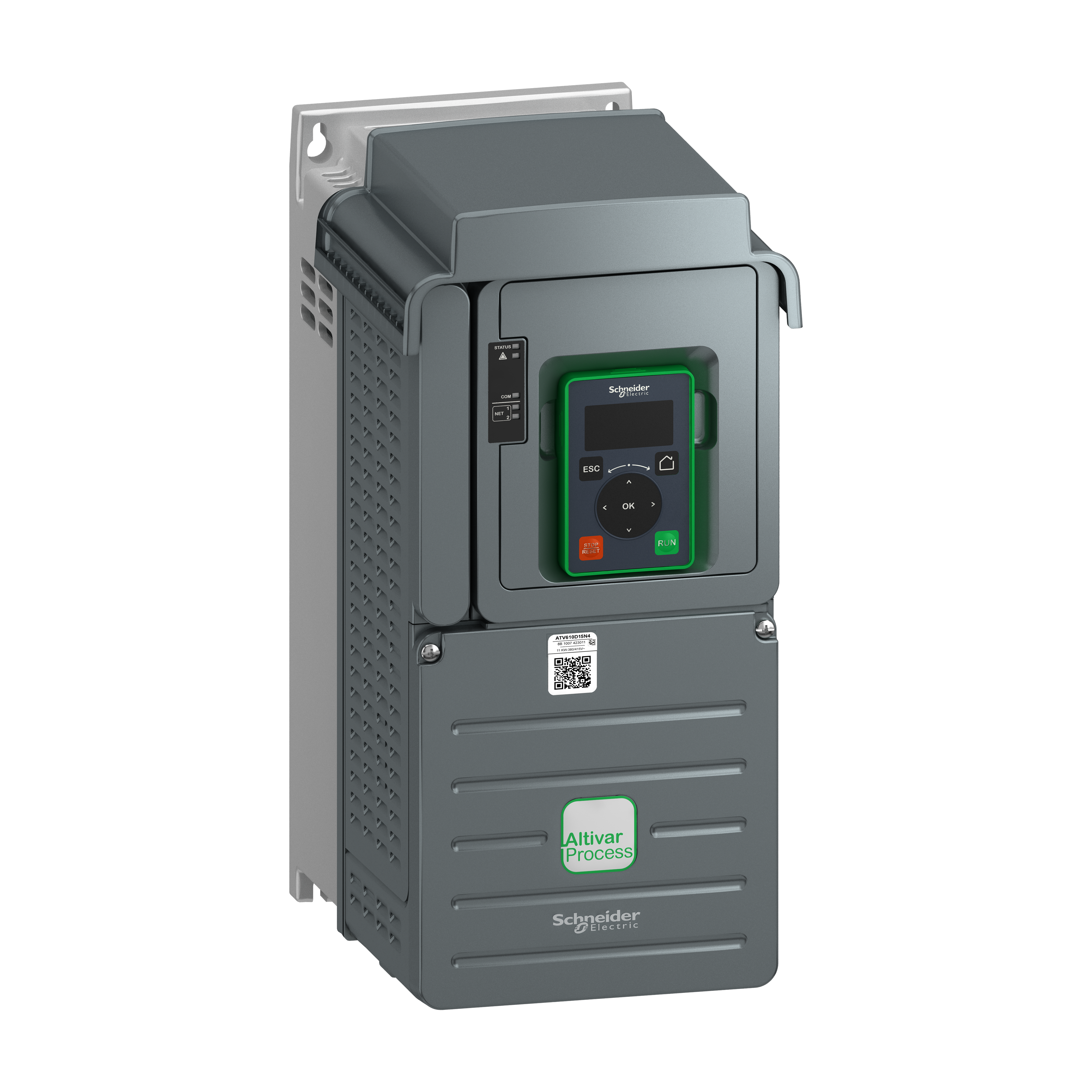 variable speed drive, Easy Altivar 610, 15kW, 20hp, 380 to 460V, IP20