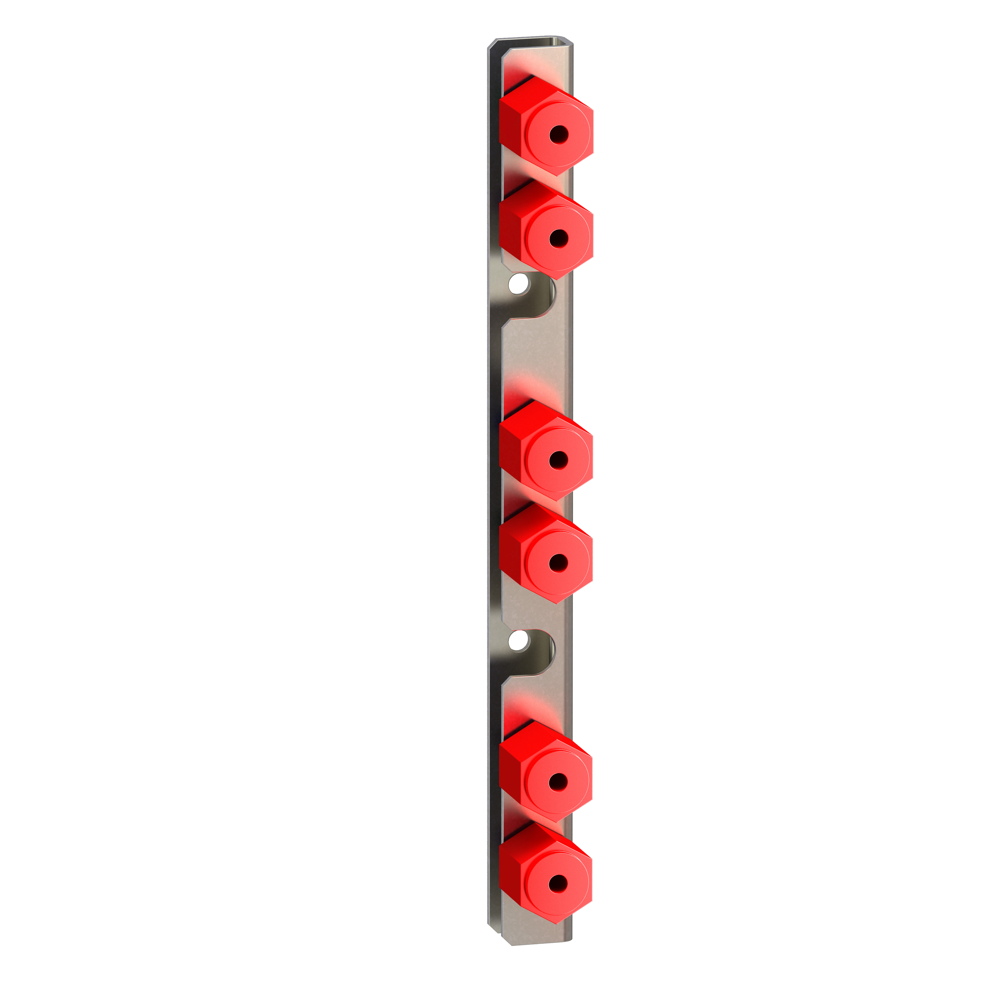 Insulating plate with met