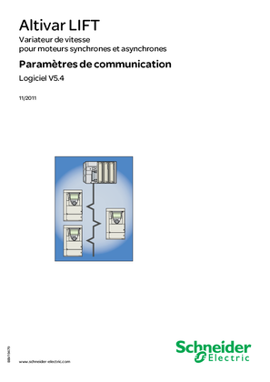 ATV LIFT Guide des paramètres de communication V5.4
