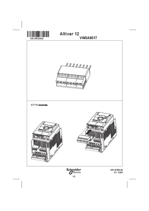 Instruction sheet - Voltage converter 15/24V - VW3A9317