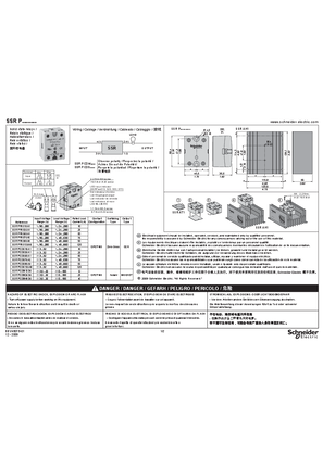 SSR P... solid state relays for panel mounting