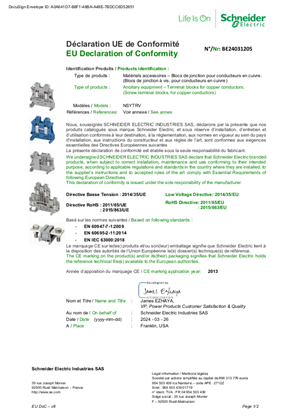 Linergy TR_Ancillary equipment_Terminal blocks for copper conductors_NSYTRV_BE24031205