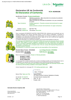 Linergy TR_Ancillary equipment_Protective conductor terminal blocks for copper conductors._NSYTRVPE_BE24031206