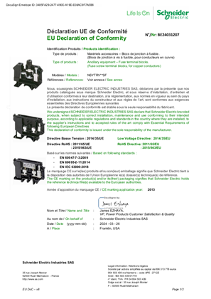 Linergy TR_Ancillary equipment_Fuse terminal blocks_NSYTRVSF_BE24031207