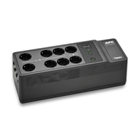 APC Back-UPS, 850VA/520W Floor/Wall Mount, 230V, 8x CEE 7/3 Schuko outlets, USB Type A+C Ports, User Replaceable Battery