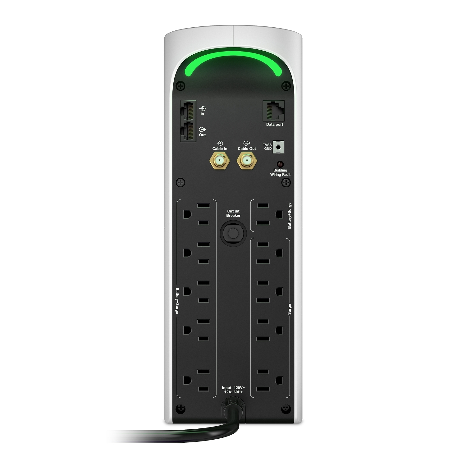 APC Back-UPS Pro 1500VA for Gaming, 120V, Pure Sinewave, LCD, 3 USB  charging ports, 10 NEMA outlets (4 surge) - BGM1500