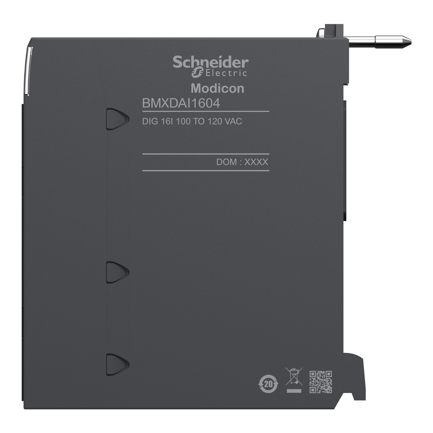 BMXDAI1604 - discrete input module, Modicon X80, 16 inputs, 100 to 