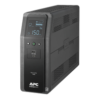 BN1500M2-CA : APC Back-UPS Pro 1500VA, 120V, AVR, LCD, 2 USB charging ports, 10 NEMA outlets (4 surge)