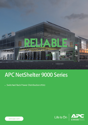 APC NetShelter 9000 Series Switched Rack PDU Brochure