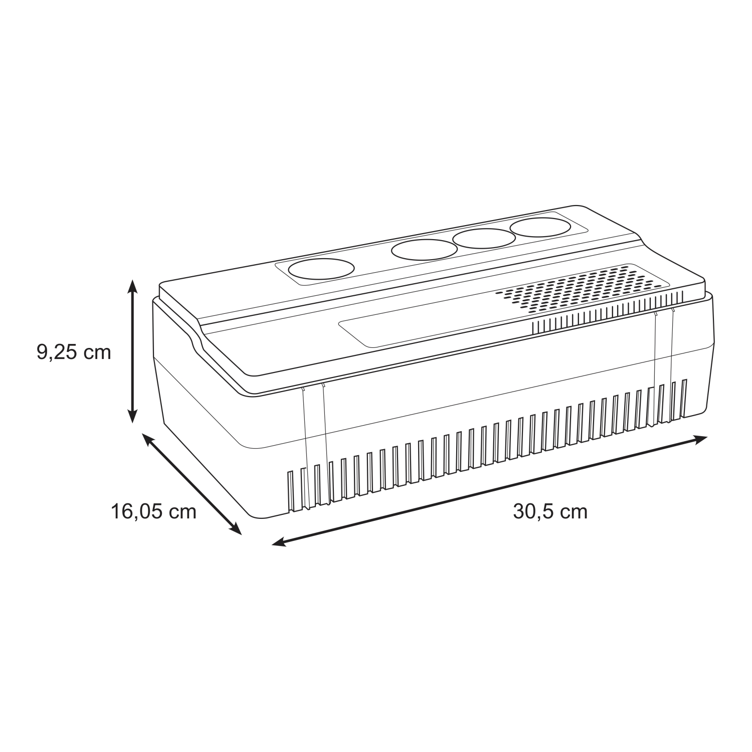 APC / BV500I-GR / Easy UPS 500VA Floor/Wall Mount 230V 4x CEE 7/3