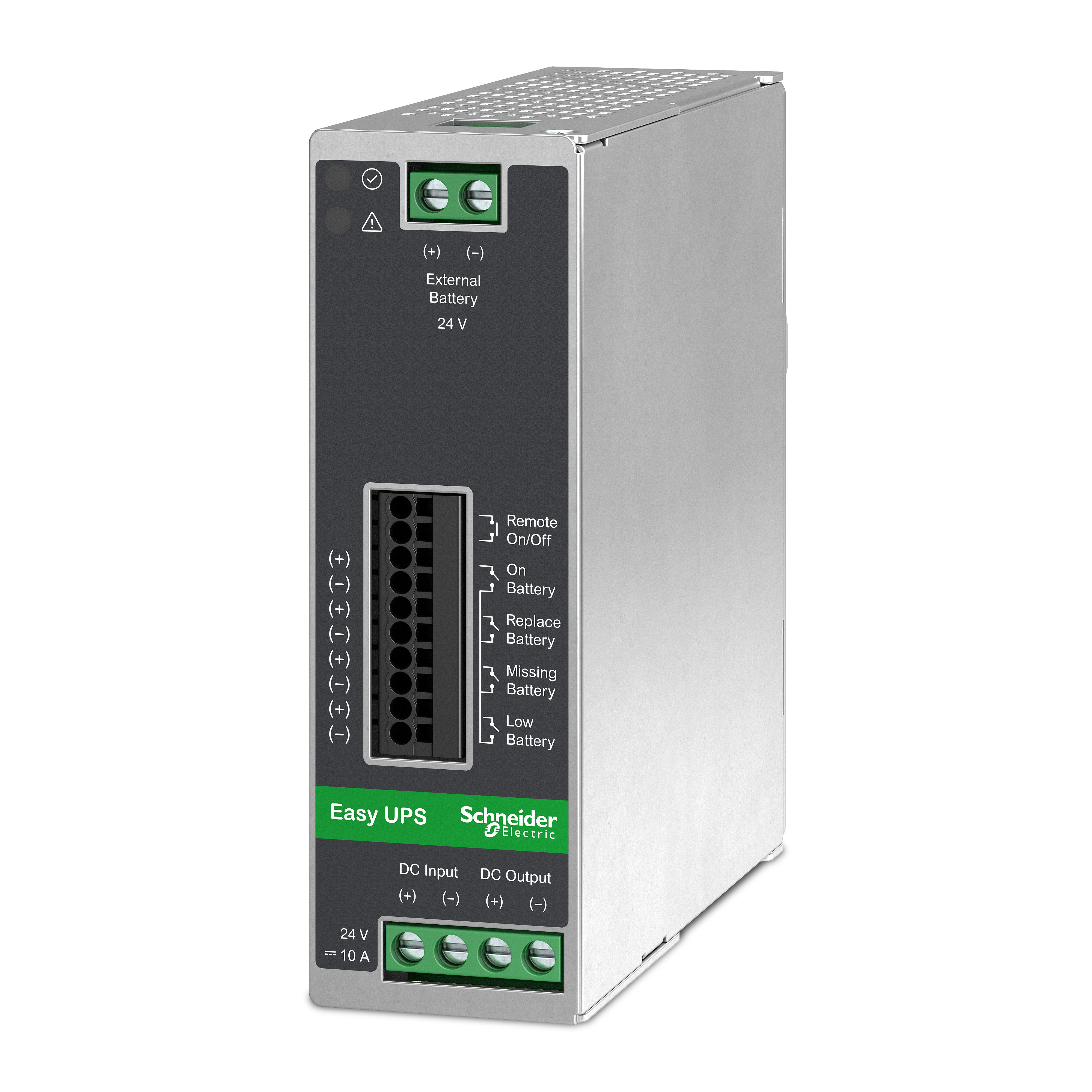 Easy UPS control module, 24V DC-DC, DIN Rail, Industrial, 10A