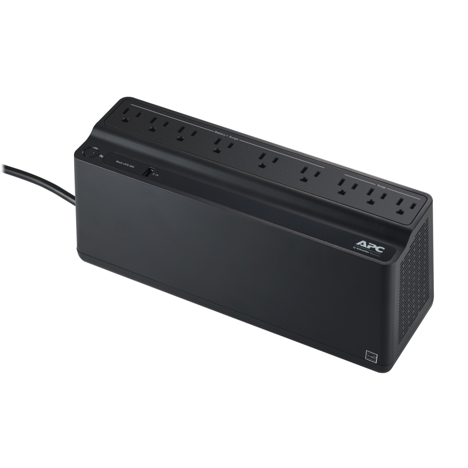 APC Back UPS, 900VA/480W, Floor/Wall Mount 120V, 9x NEMA 5-15R outlets, USB Type A Port