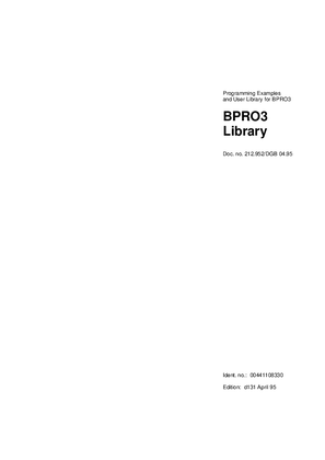 BPRO3 Library (GB)