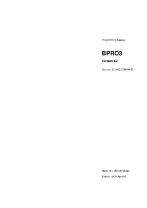 BPRO3 V3.2 Programming Manual (GB)