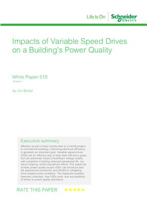Impacts of Variable Speed Drives on a Building's Power Quality