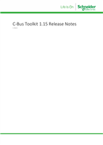 C-Bus Toolkit Software and Release Notes - V1.15.8