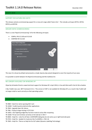 C-Bus Toolkit 2.10.5 Release Notes