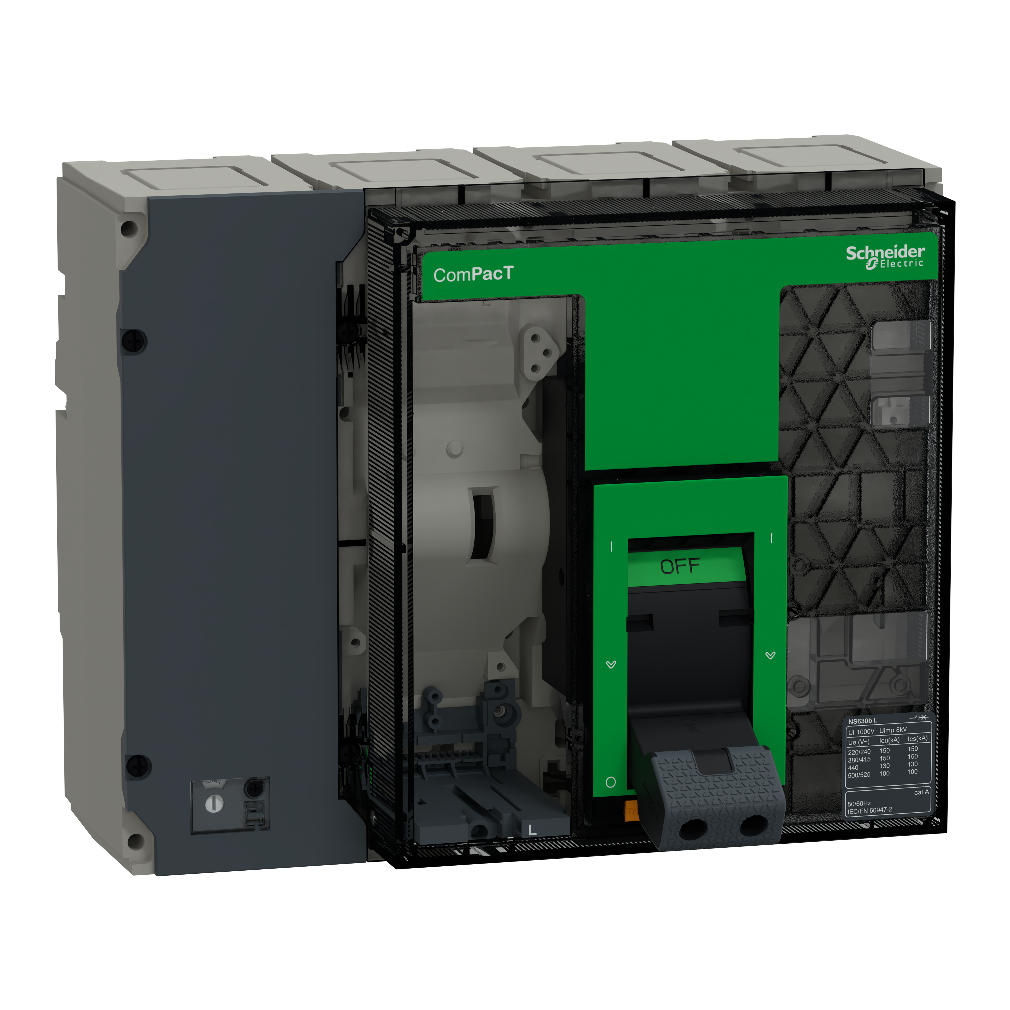NSX630L bloc coup 630A 4P FM