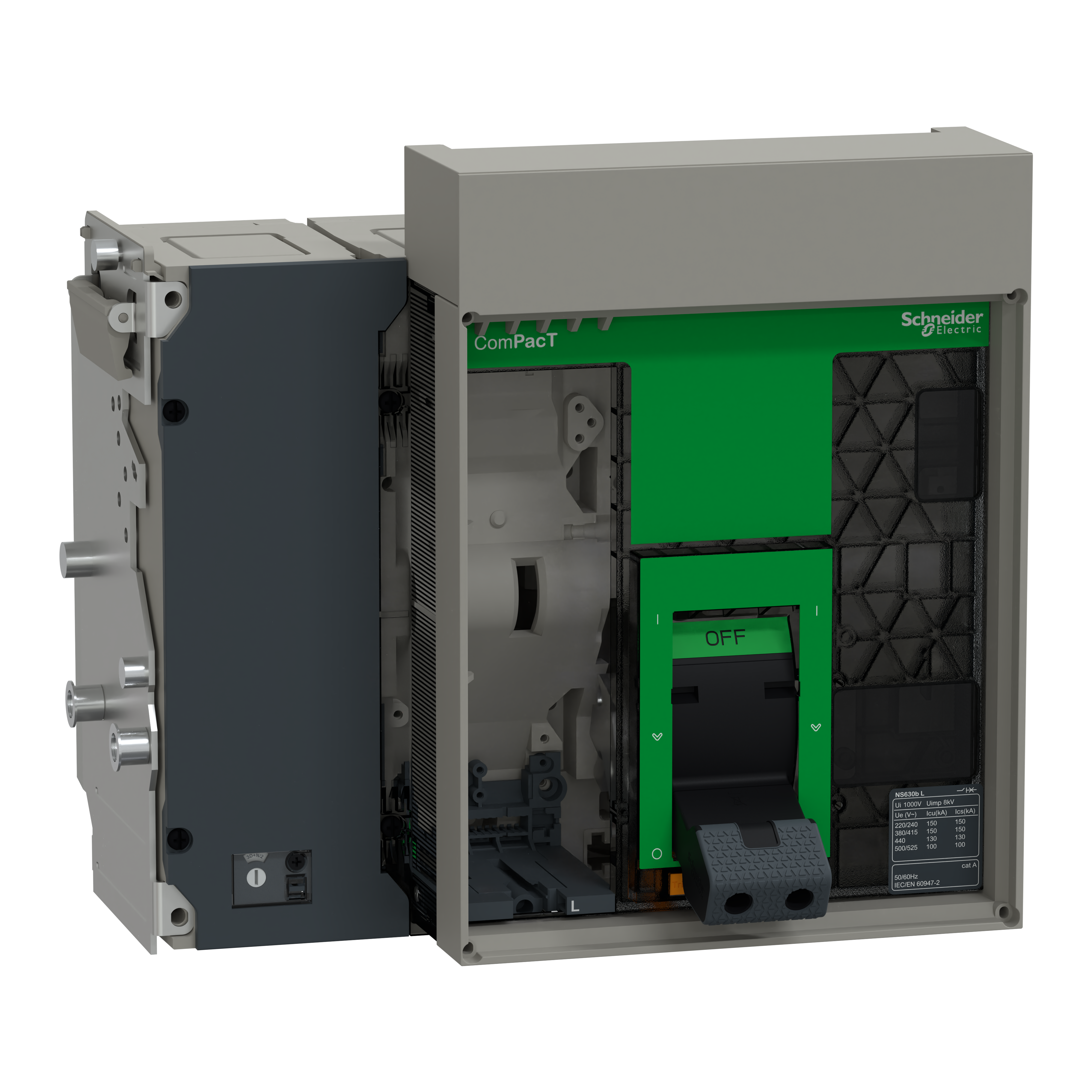 NSX630L bloc coup 630A 4P DM