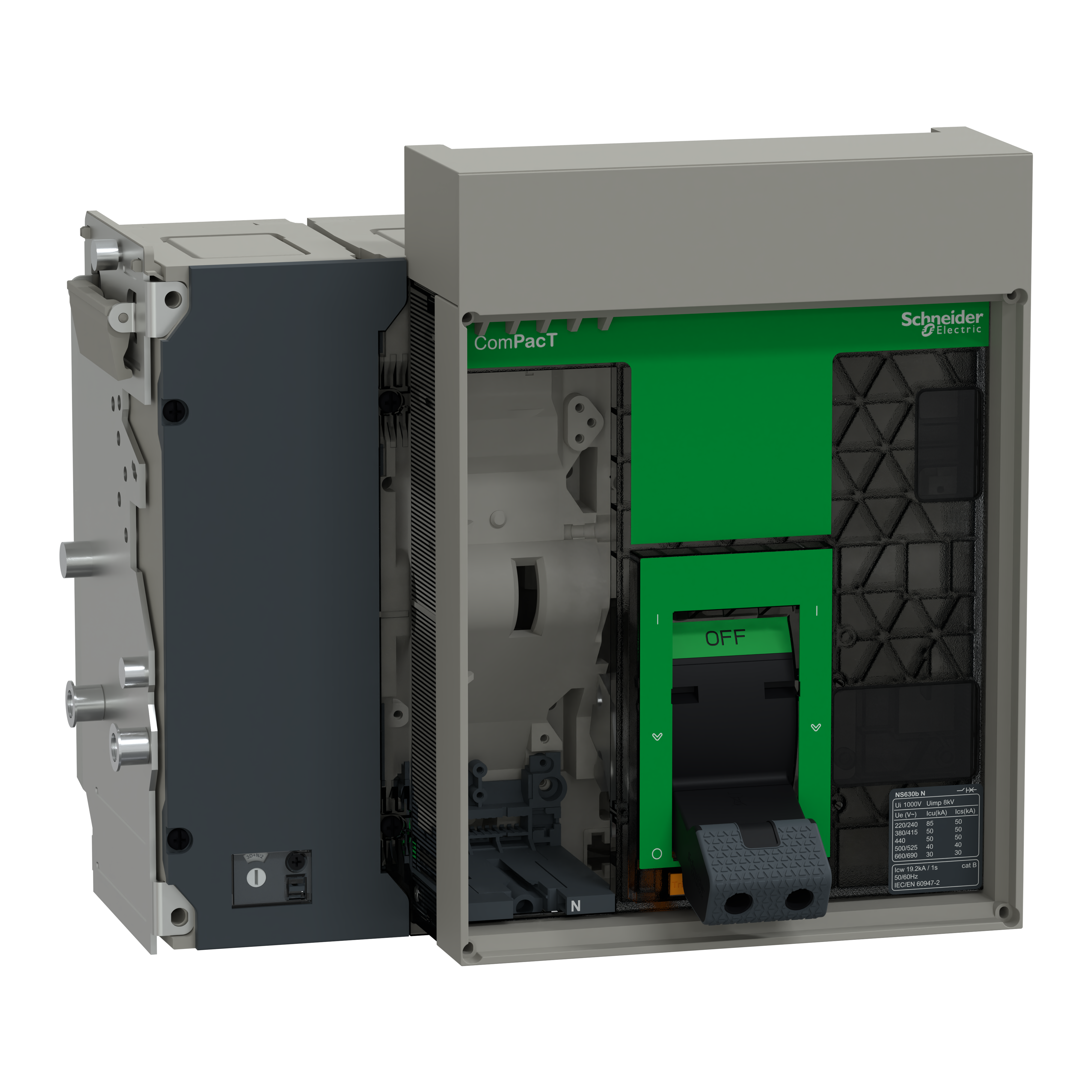 NSX630N bloc coup 630A 4P DM