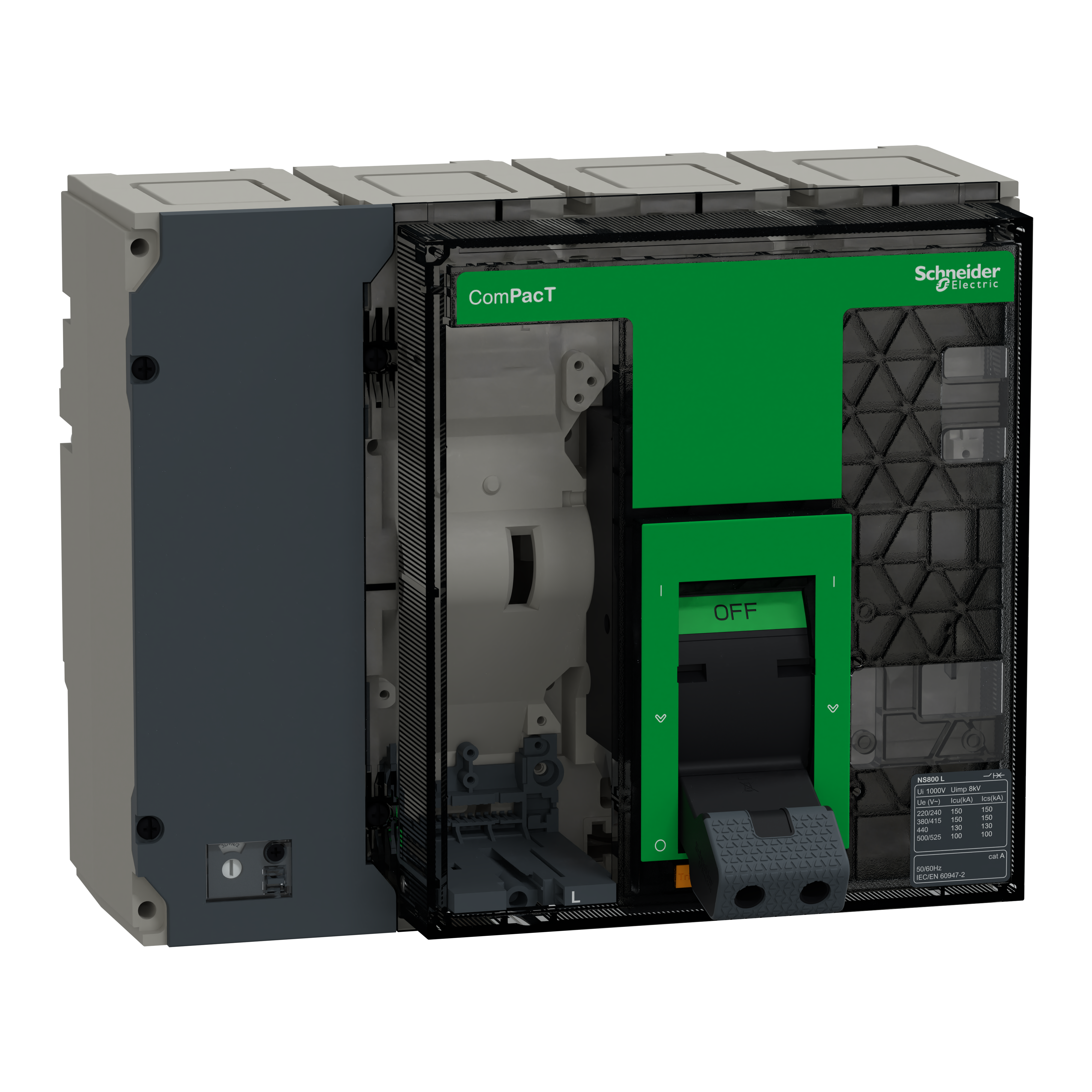 NSX800L bloc coup 800A 4P FM