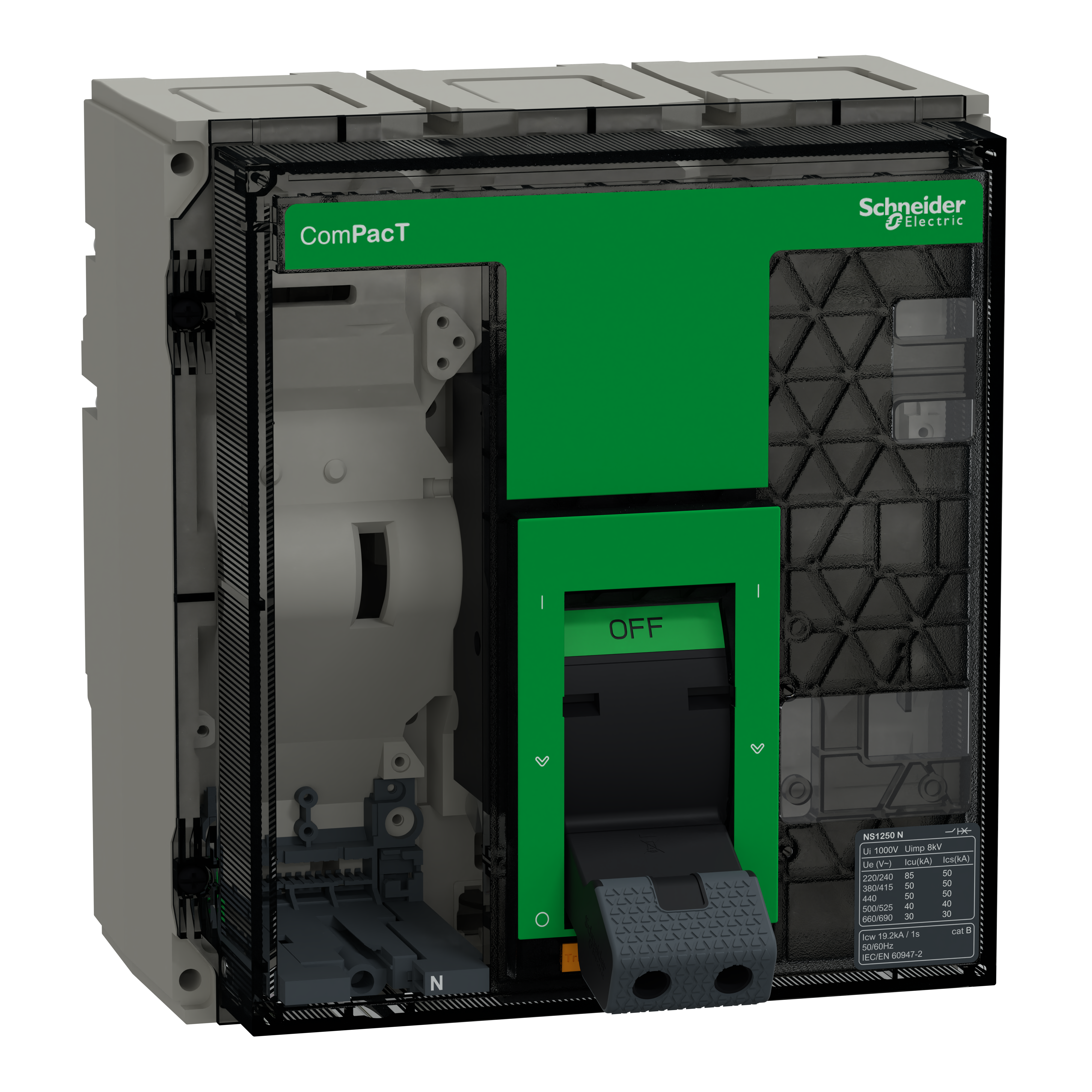 NSX1250N bloc coup 1250A 3P FM