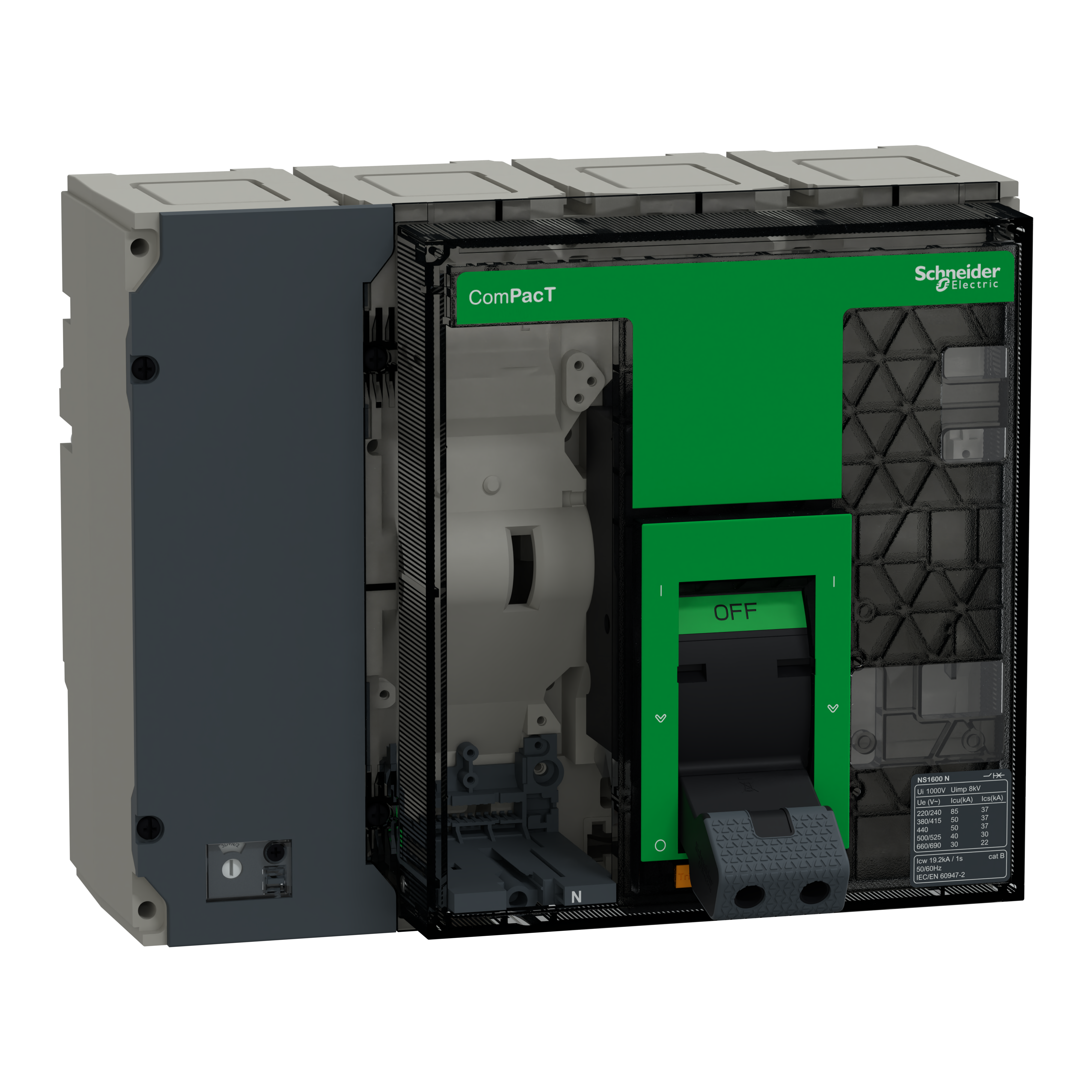 NSX1600N bloc coup 1600A 4P FM