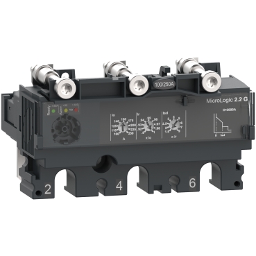 Kioldóegység MicroLogic 2.2 G   ComPacT NSX 160/250 megszakítóhoz, elektronikus, beállítás 160 A, 3P3d C1632G160