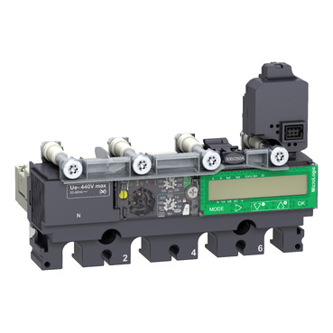 Kioldóegység MicroLogic 7.2 E AL   ComPacT NSX 250 megszakítóhoz, elektronikus, beállítás 250A, 4P4d C2547A250