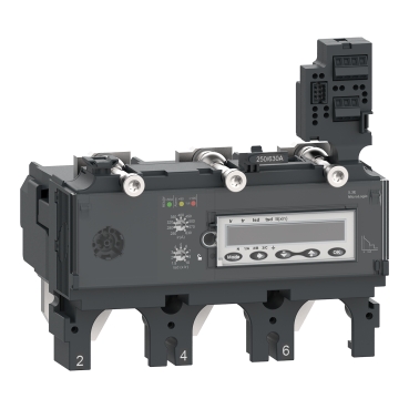 Kioldóegység MicroLogic 5.3 E   ComPacT NSX 630 megszakítóhoz, elektronikus, beállítás 630A, 3P3d C6335E630