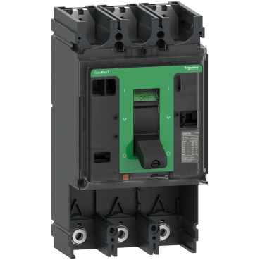 Megszakító alapkeret, ComPacT NSX630L, 150 kA 415 VAC 50/60 Hz, 630 A, kioldóegység nélkül, 3P C63L3