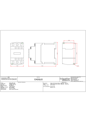 Technical drawing for CAD32JD_CAD_DOC