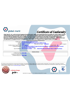 Certificate of Approval (Conformity)