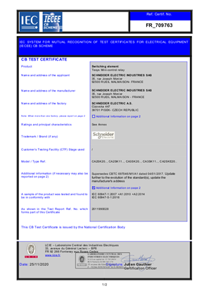 CB Certificate TeSys SK_CA.SK_SKE